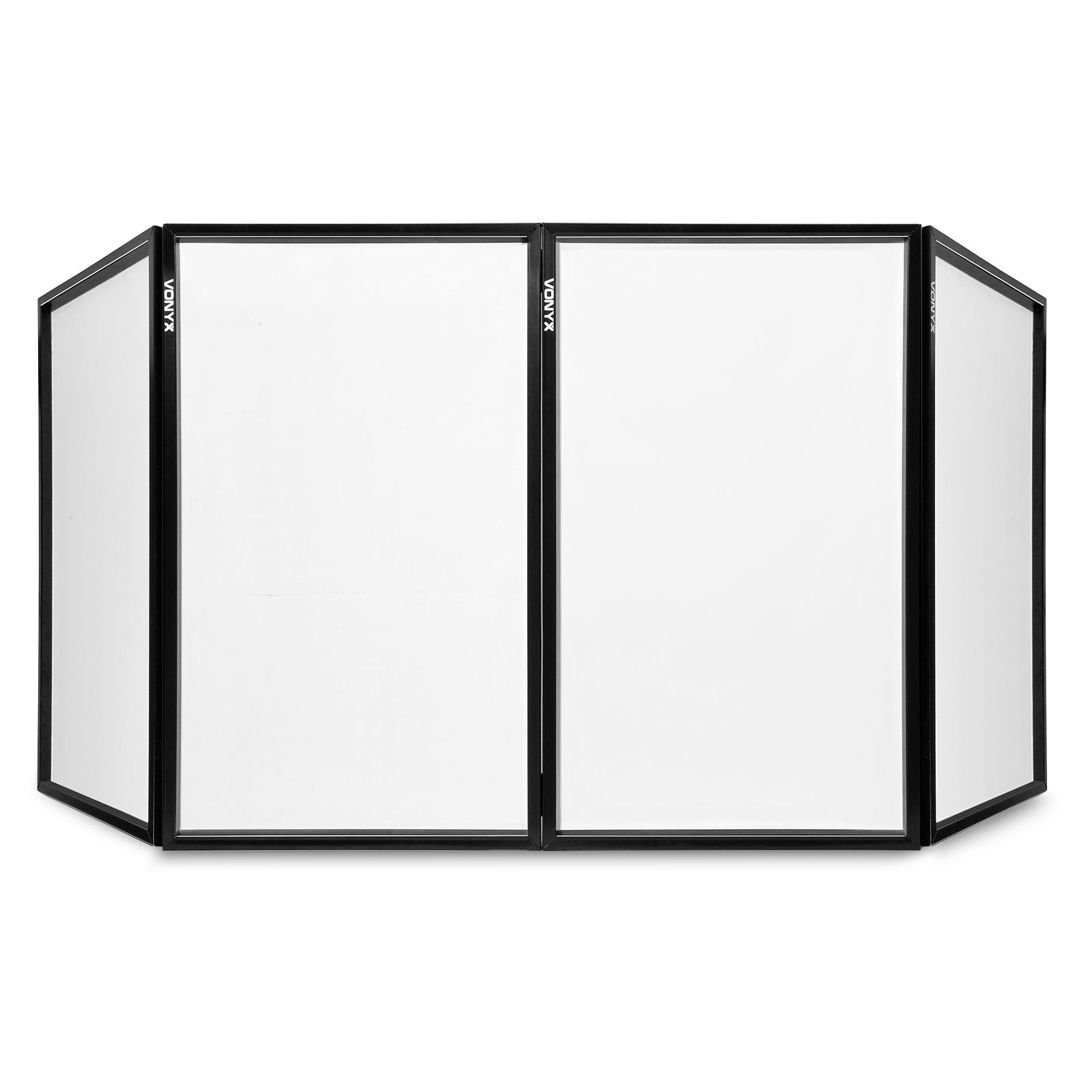 DB2 Foldable DJ Screen 120 x 70 White (4 Panels)