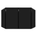 DB2B Foldable DJ Screen 120 x 70 Black (4 Panels)