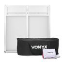 DB4W Foldable DJ-Booth System Pro White