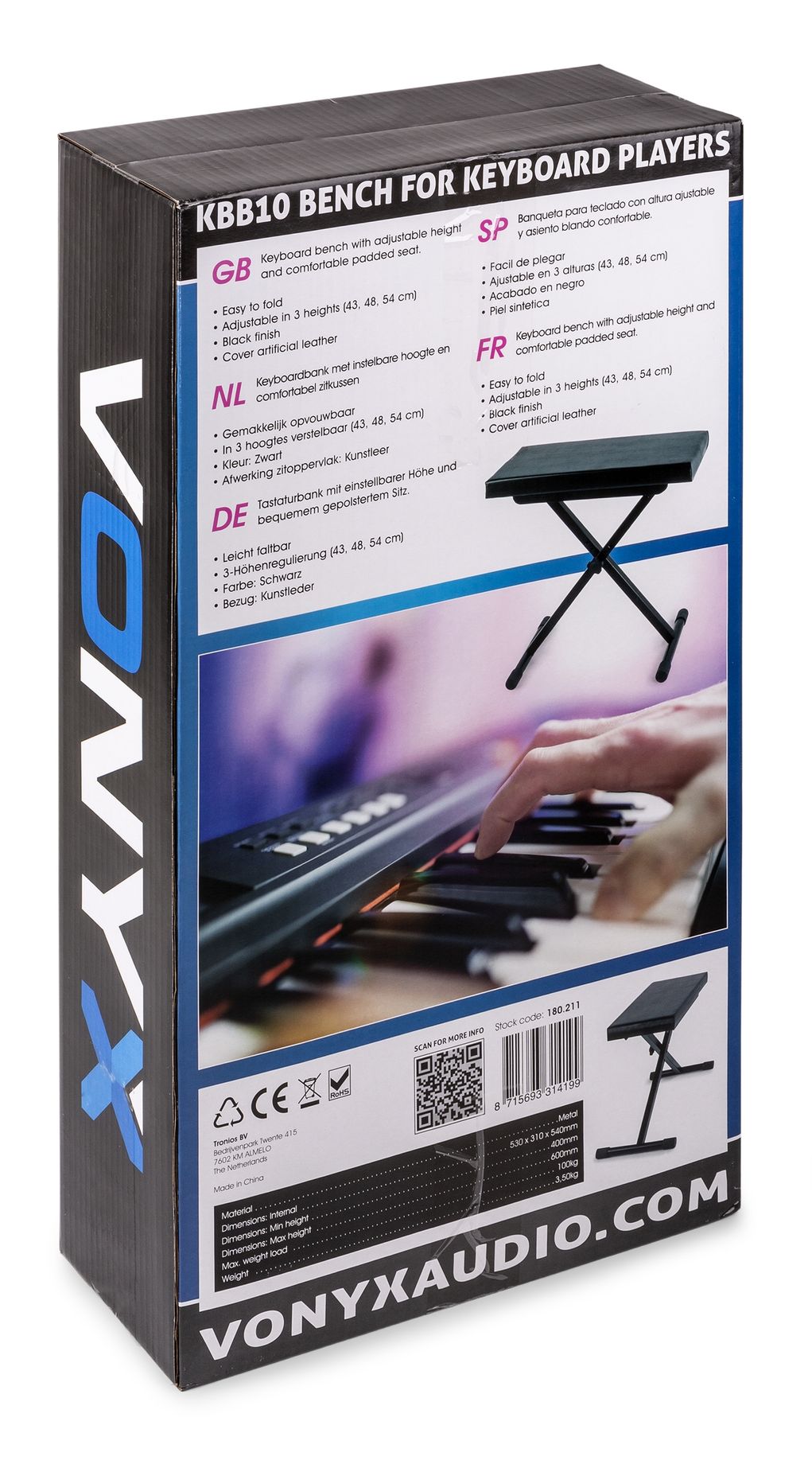 KBB10 Keyboard Bench