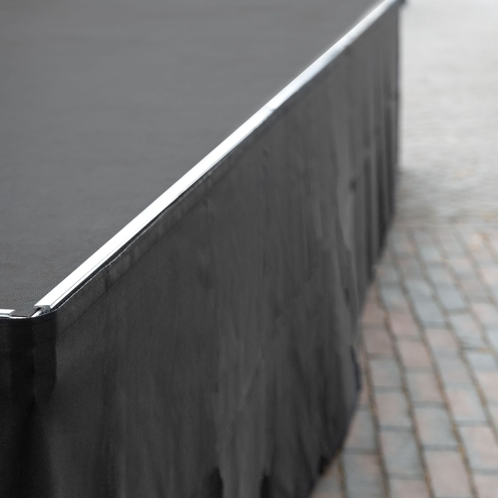 SKIRT-S40 Stage Skirt Poly Straight 6m x 40cm