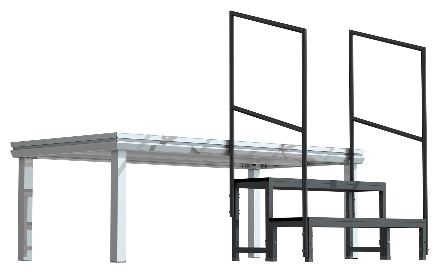 750MH Stage Modulair Stairs Handrail