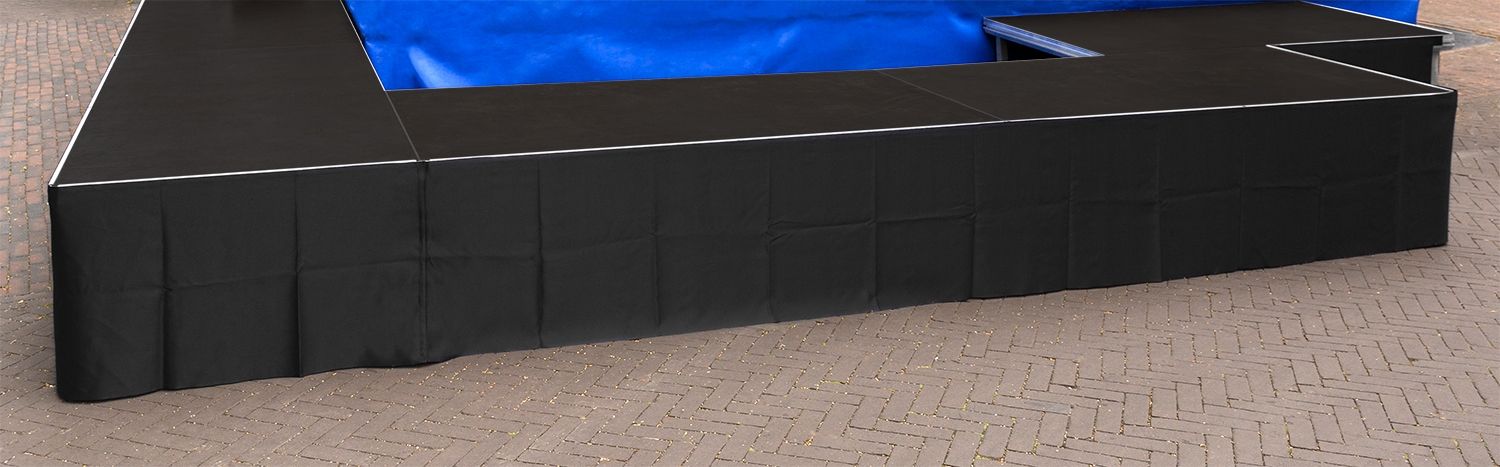 SKIRT-S60 Stage Skirt Poly Straight 6m x 60cm