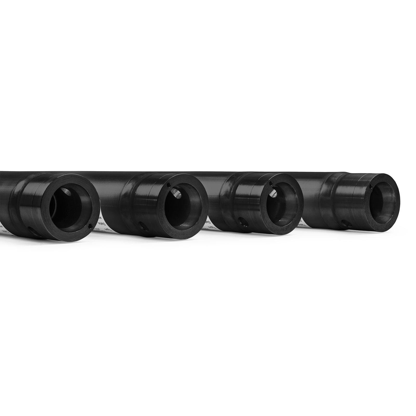 P31 Single Aluminium Tube 2,0m Black
