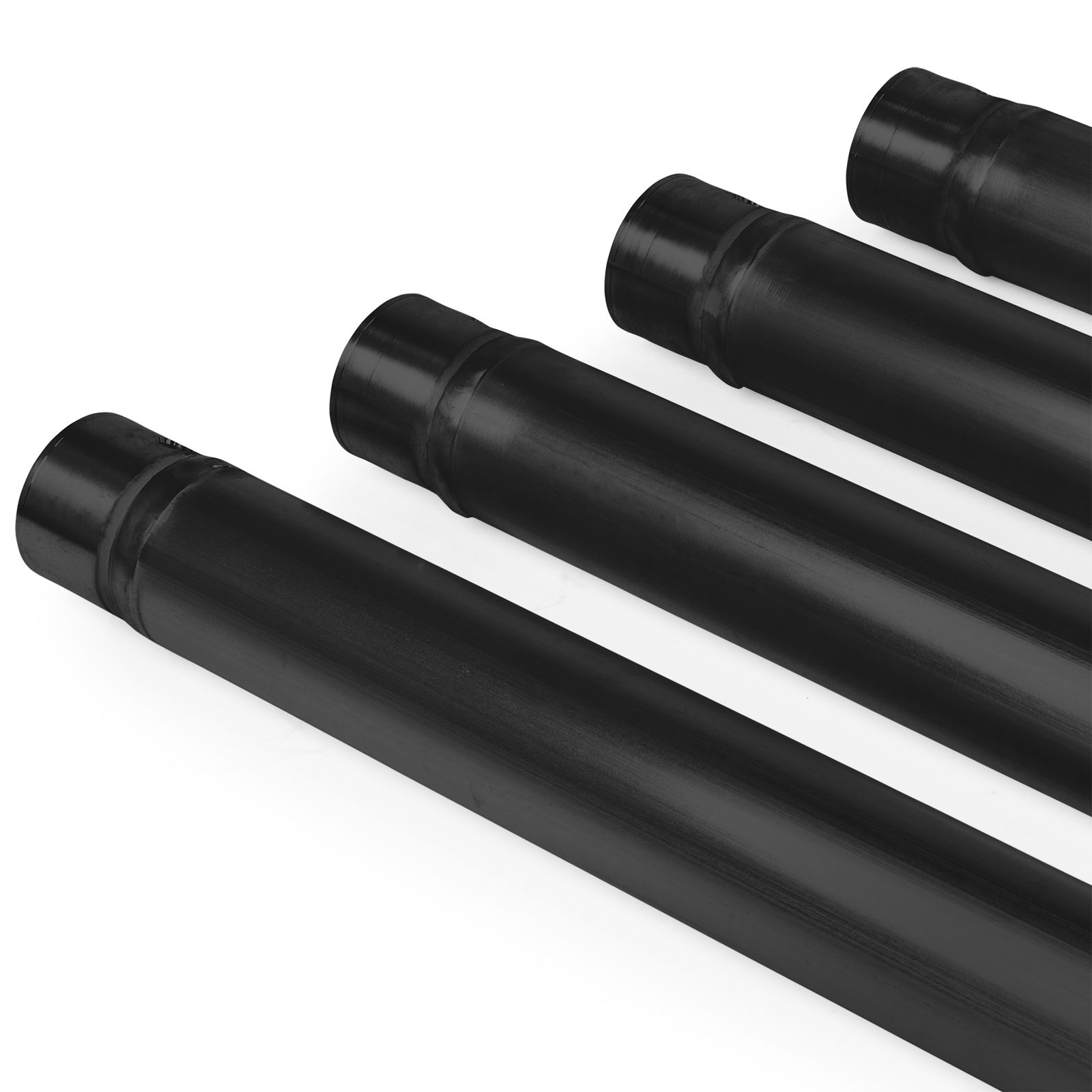 P31 Single Aluminium Tube 2,0m Black