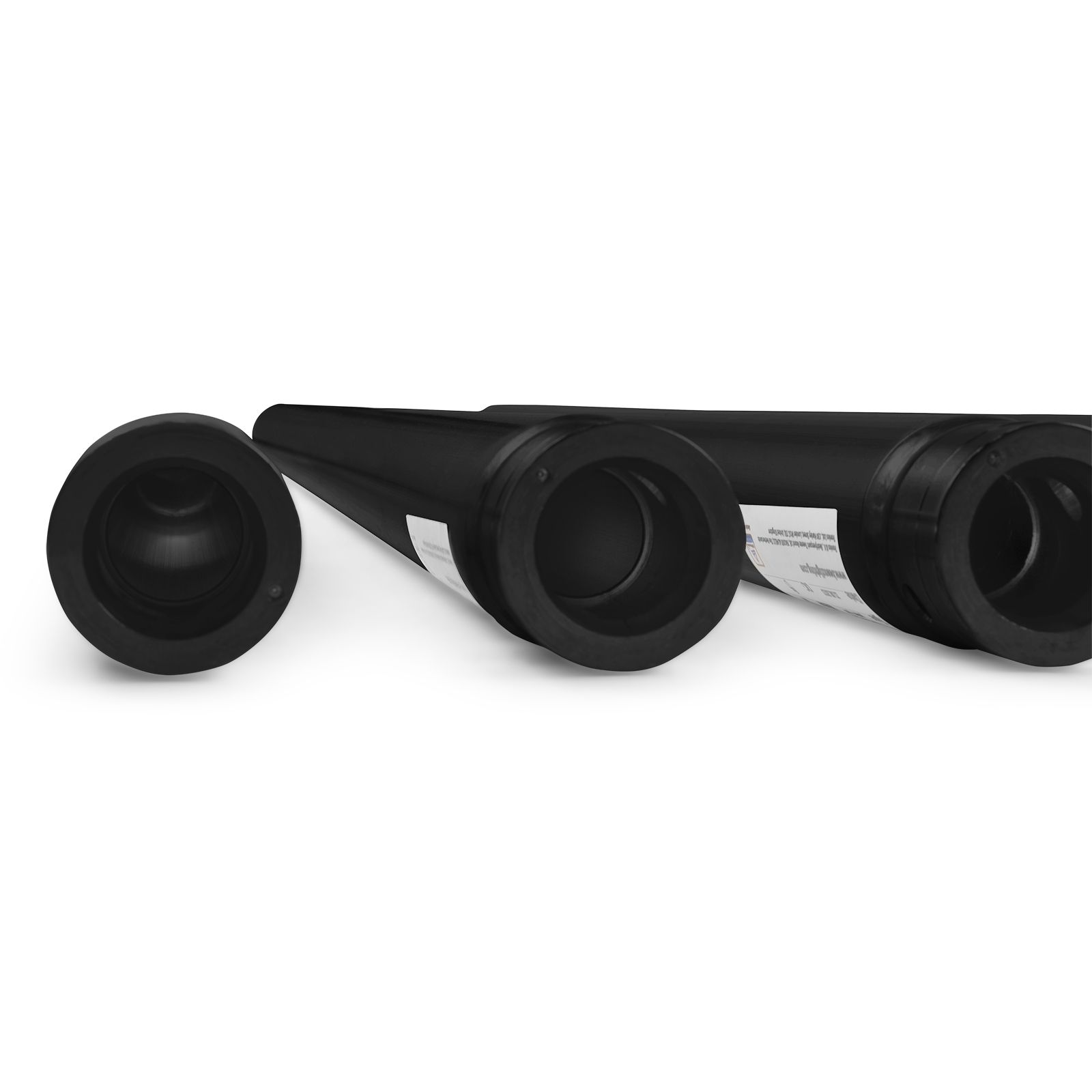 P31 Single Aluminium Tube 2,0m Black