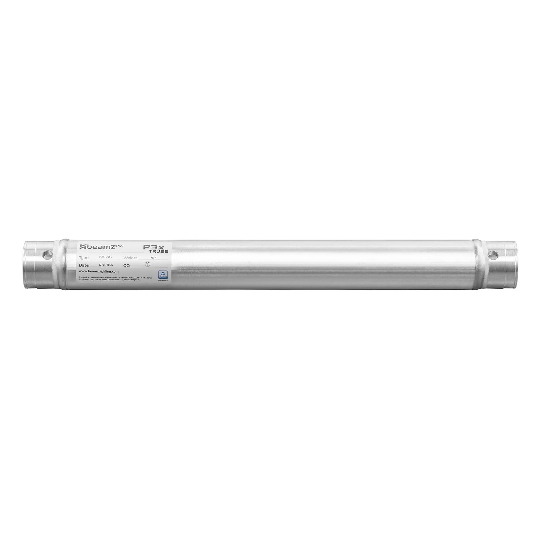 P31 Single Aluminium Tube 0,5m