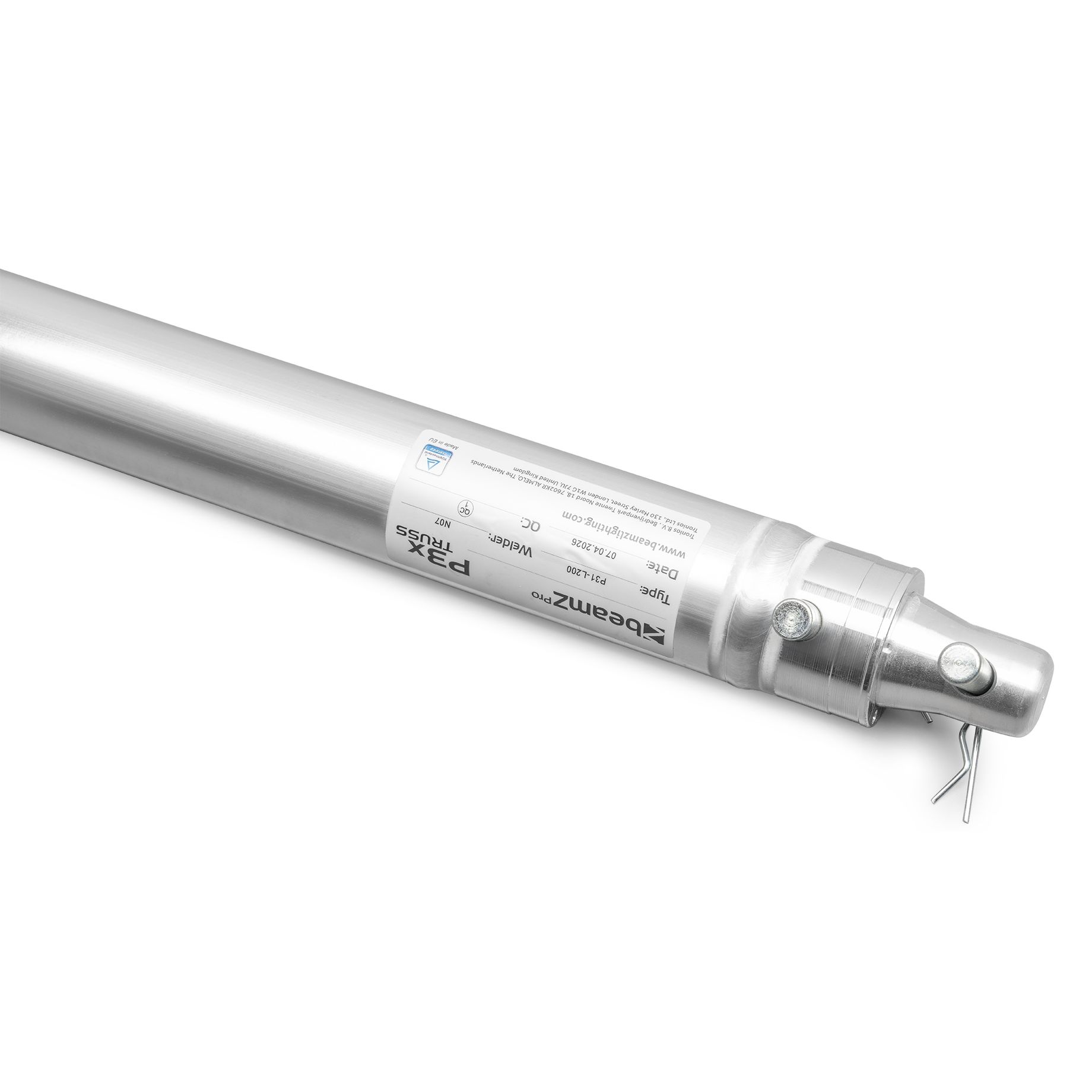 P31 Single Aluminium Tube 2,0m
