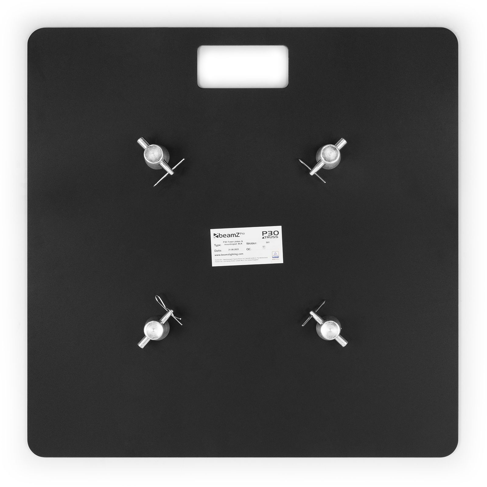 P30 Tower plates & mounting set black