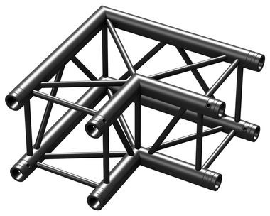 P30-C21 Truss 2-way corner 90º Black