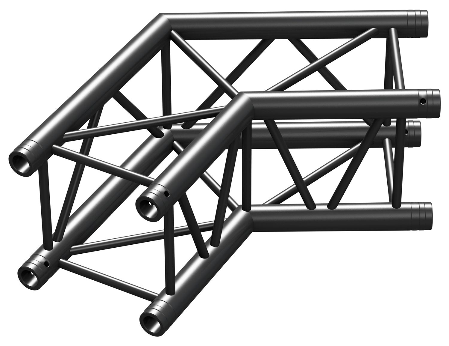 P30-C22 Truss 2-way corner 120º Black