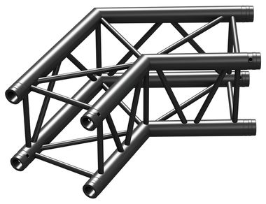 P30-C22 Truss 2-way corner 120º Black