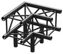 P30-C30 Truss 3-way corner 90º Black