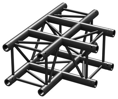 P30-T35 Truss 3-way T-junction Black