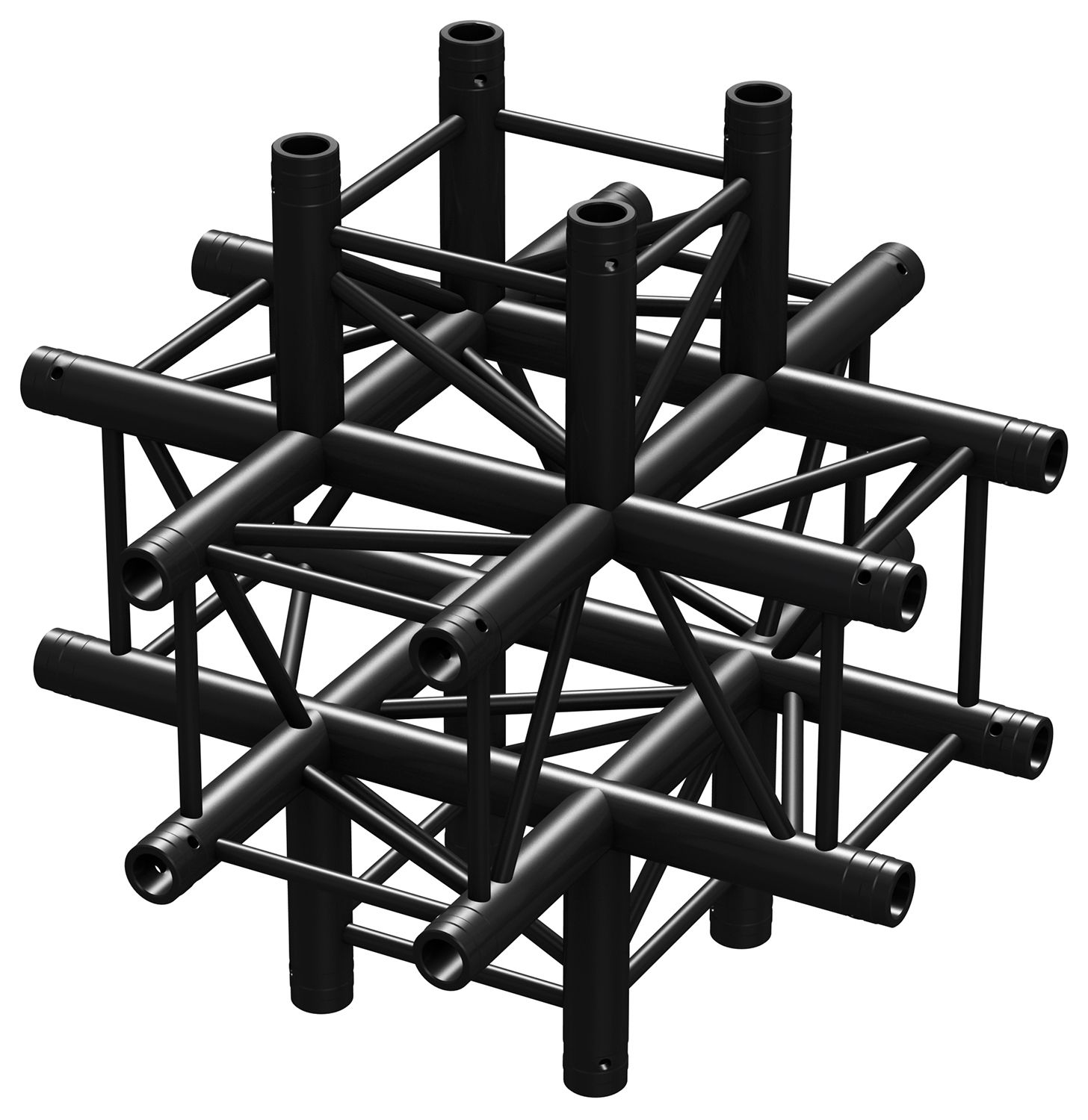 P30-C60 Truss 6-way cross Black