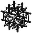 P30-C60 Truss 6-way cross Black