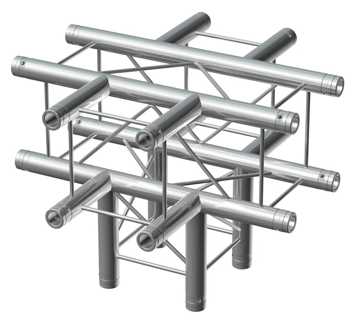 P24-C55 Deco Truss 5-way T junction