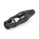 XLR NC3FXX-BAG 3P XLR Female Neutrik Black