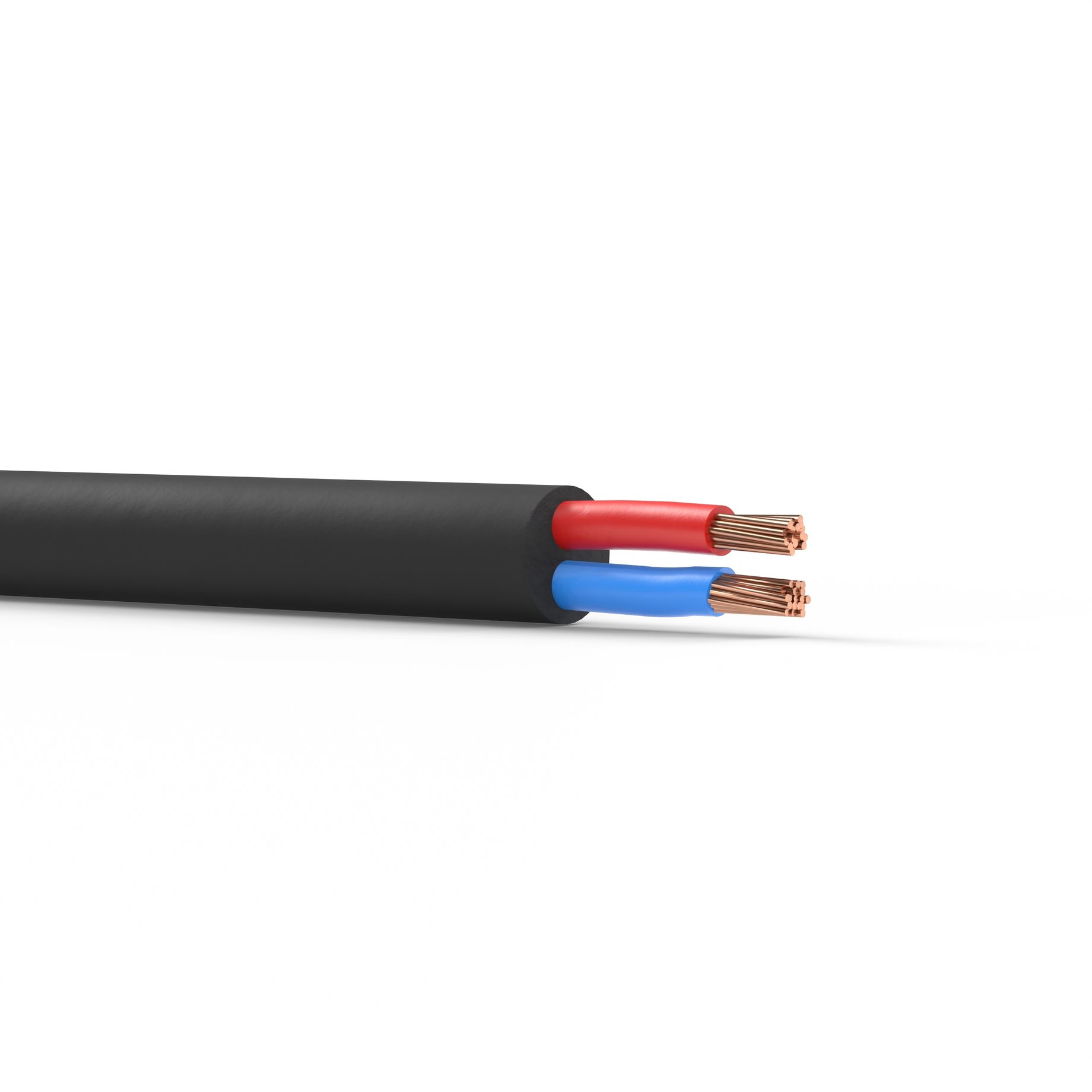 RX15 Speaker cable Round 2 x 2.5mm² Black 305m