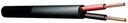RX12 Speaker cable Round 2 x 1.5mm² black 100M