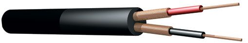 RX42 Microphone Cable HQ 2 x 0.22MM² Black 100m