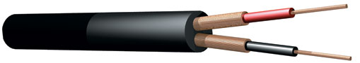 RX50 DMX Cable HQ 2 x 0.22MM² (6MM) Black 100m