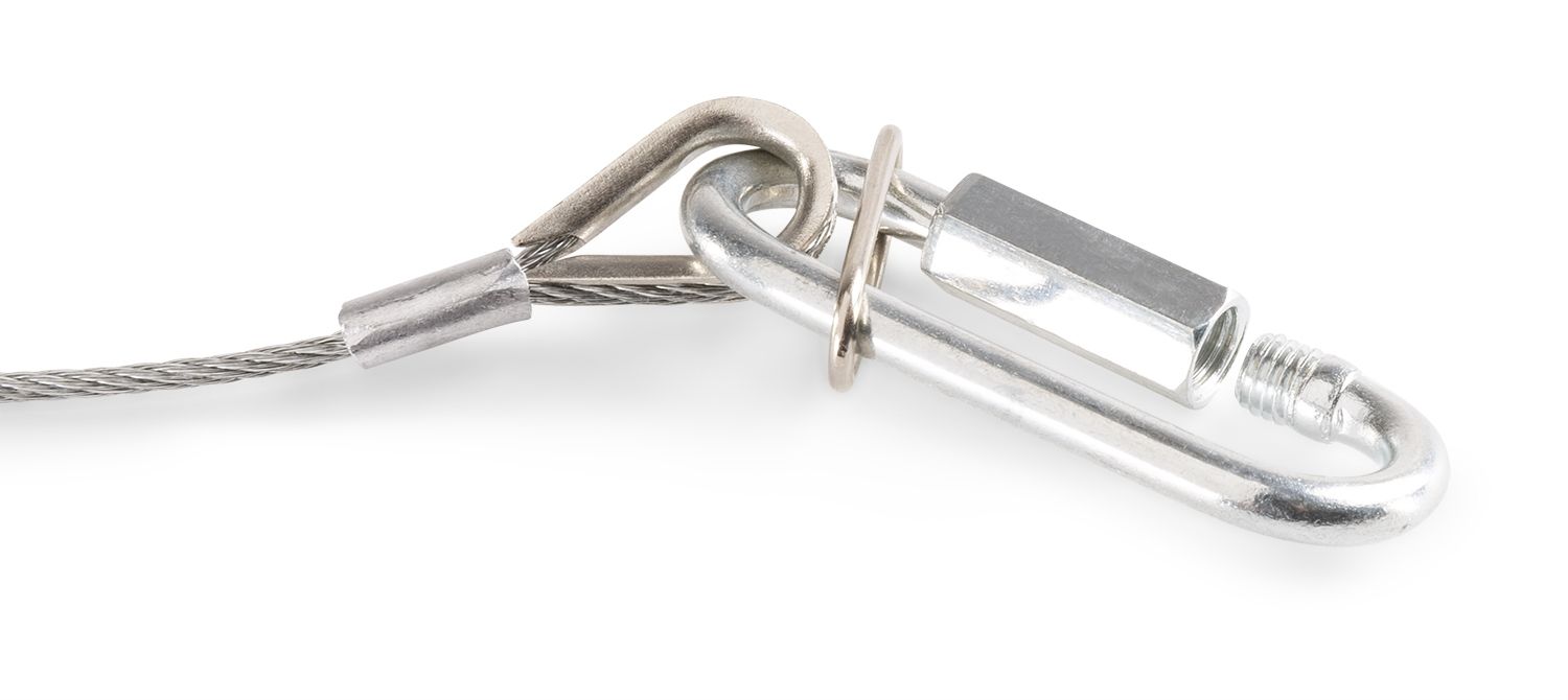 SAF20 Safety Cable 70cm x 2mm 20kg
