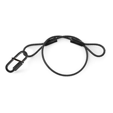 SAF35 Safety Cable 35cm x 3mm 30kg Black