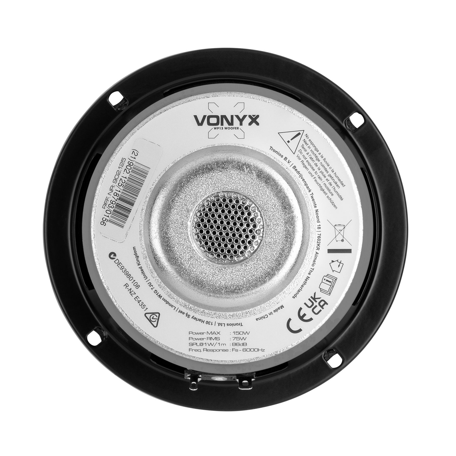 WP13 Woofer PP Foam Hi-Fi 13cm 75W