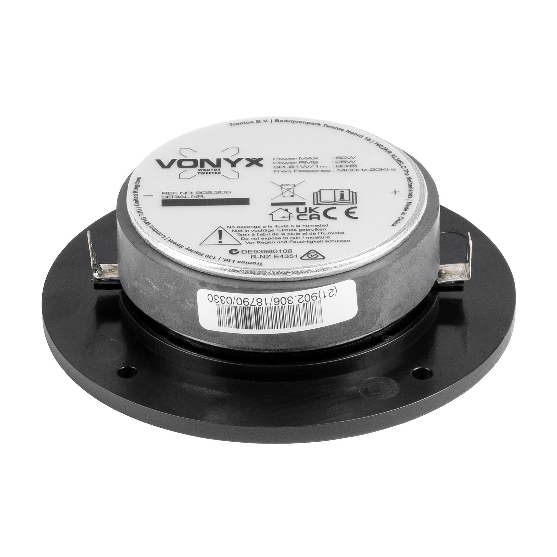 WSD104 Silk Dome Tweeter 104mm