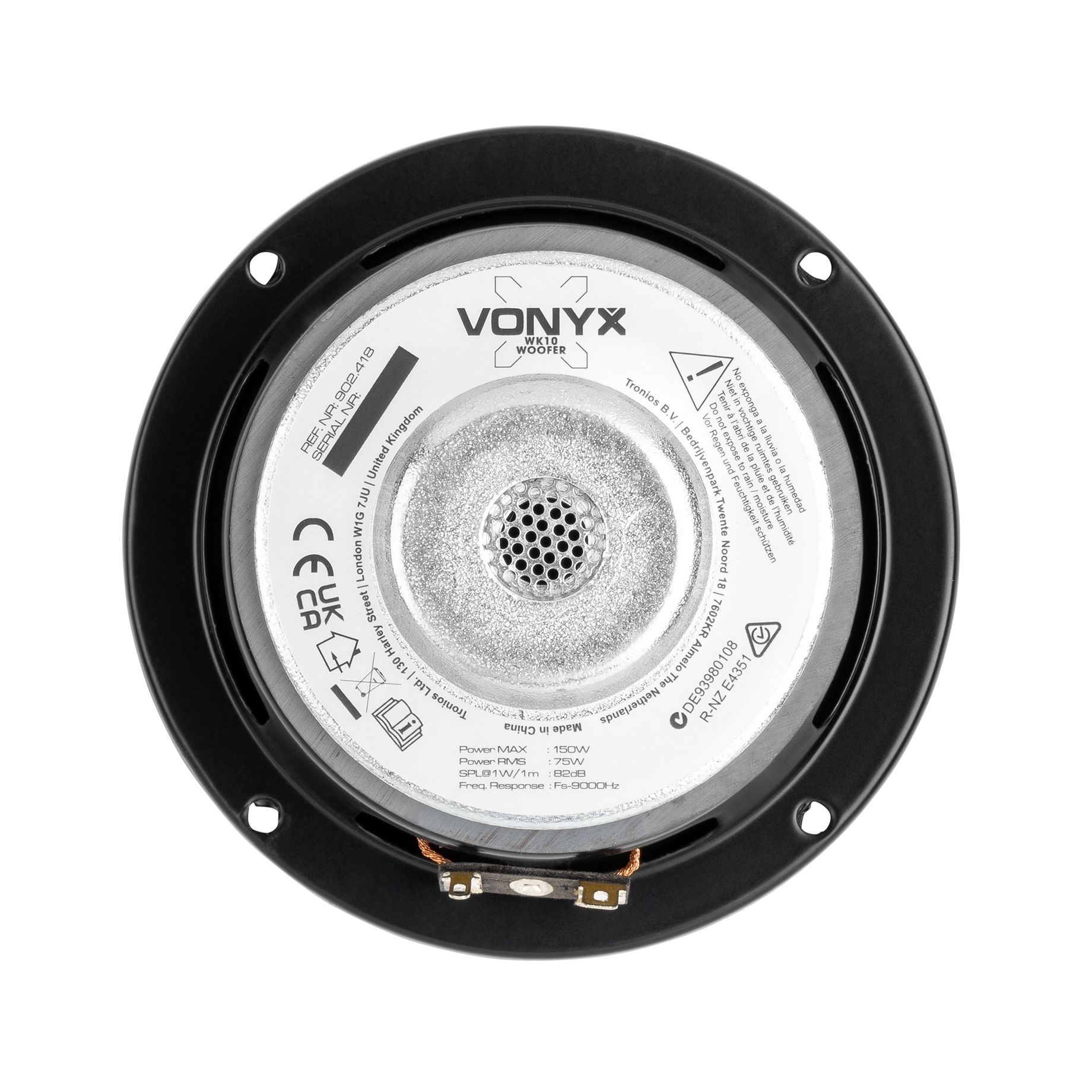 WK10 Wide Range Woven Cone 10cm 75W RMS
