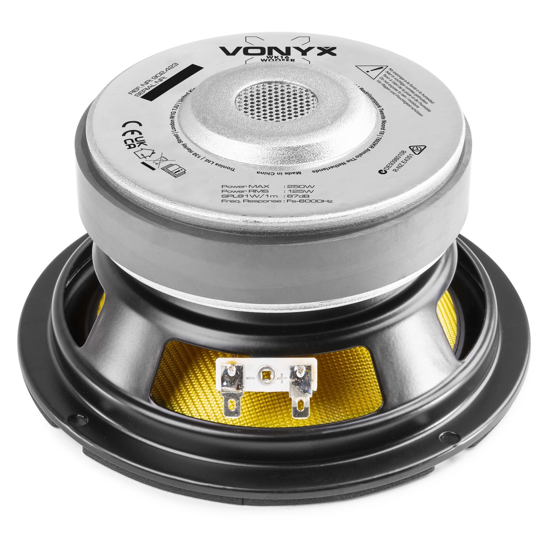 WK16 Wide Range Woven Cone 16cm 125W RMS