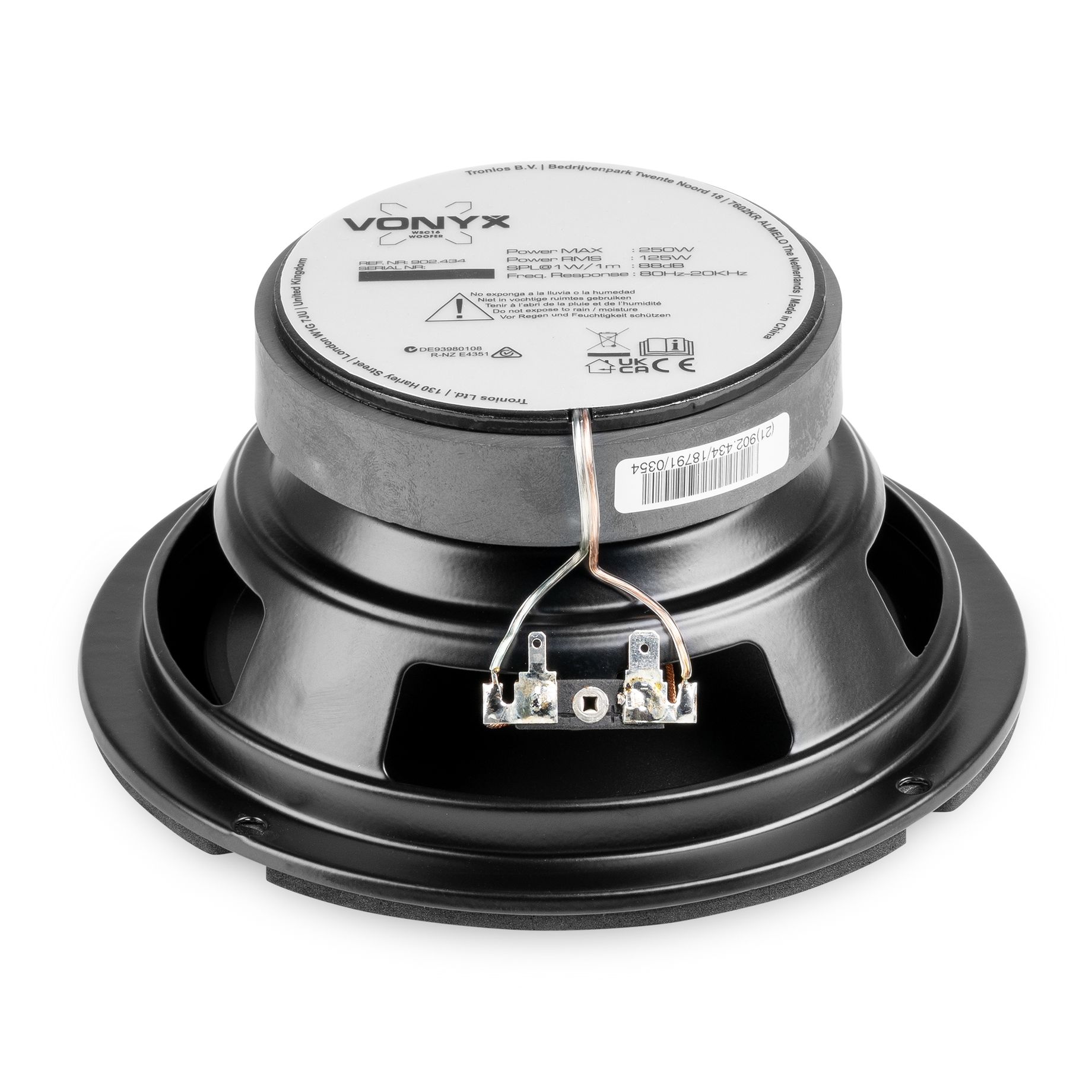 WSC16 Coaxial Speaker PP 16cm 125W