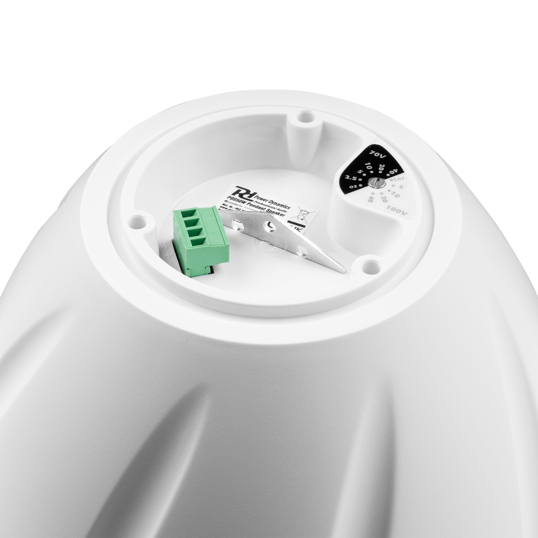 PDS50W Pendant Speaker 100V 6.5” White