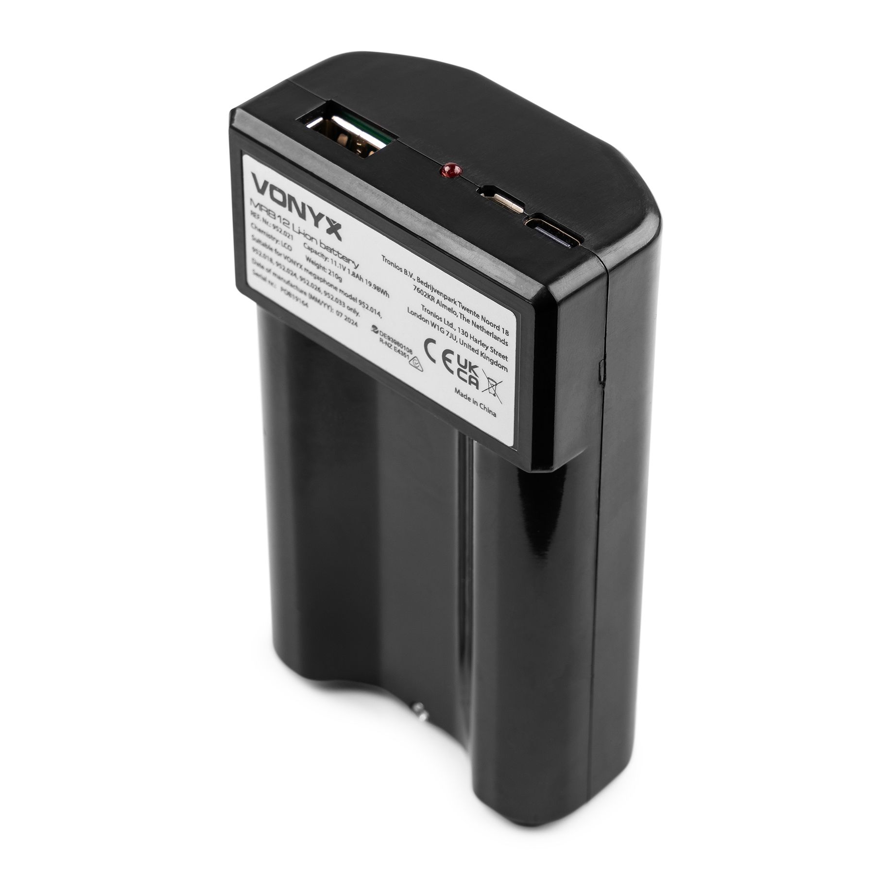 MRB12 Lithium-ion 12V battery pack with charger