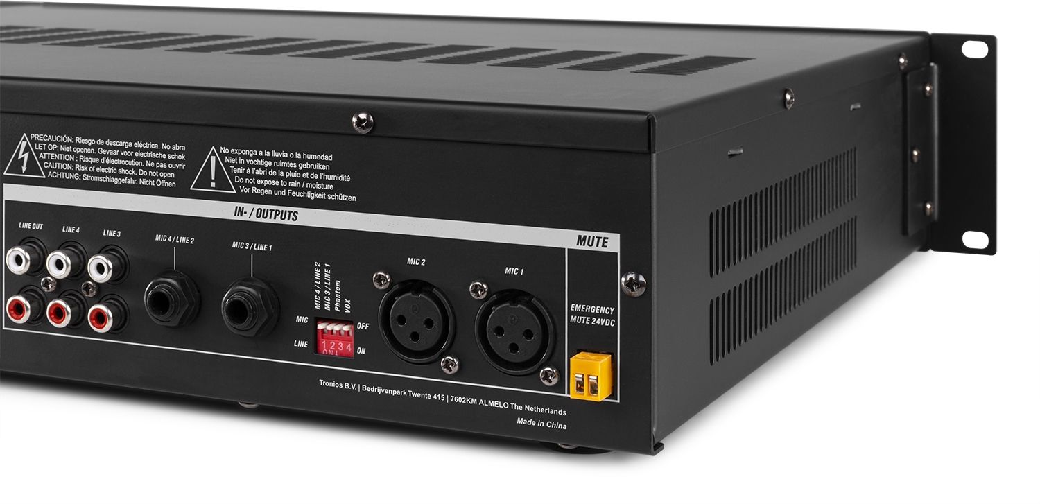 PRM120 100V 6-CH Mixer-Amplifier 120W