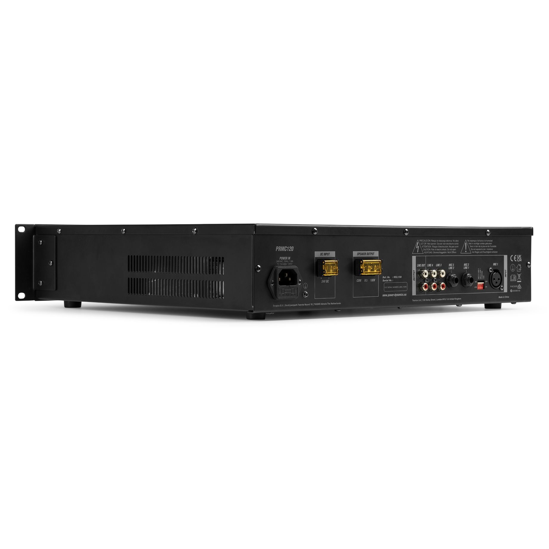 PRC120 100V Mixer Amplifier with CD 120W
