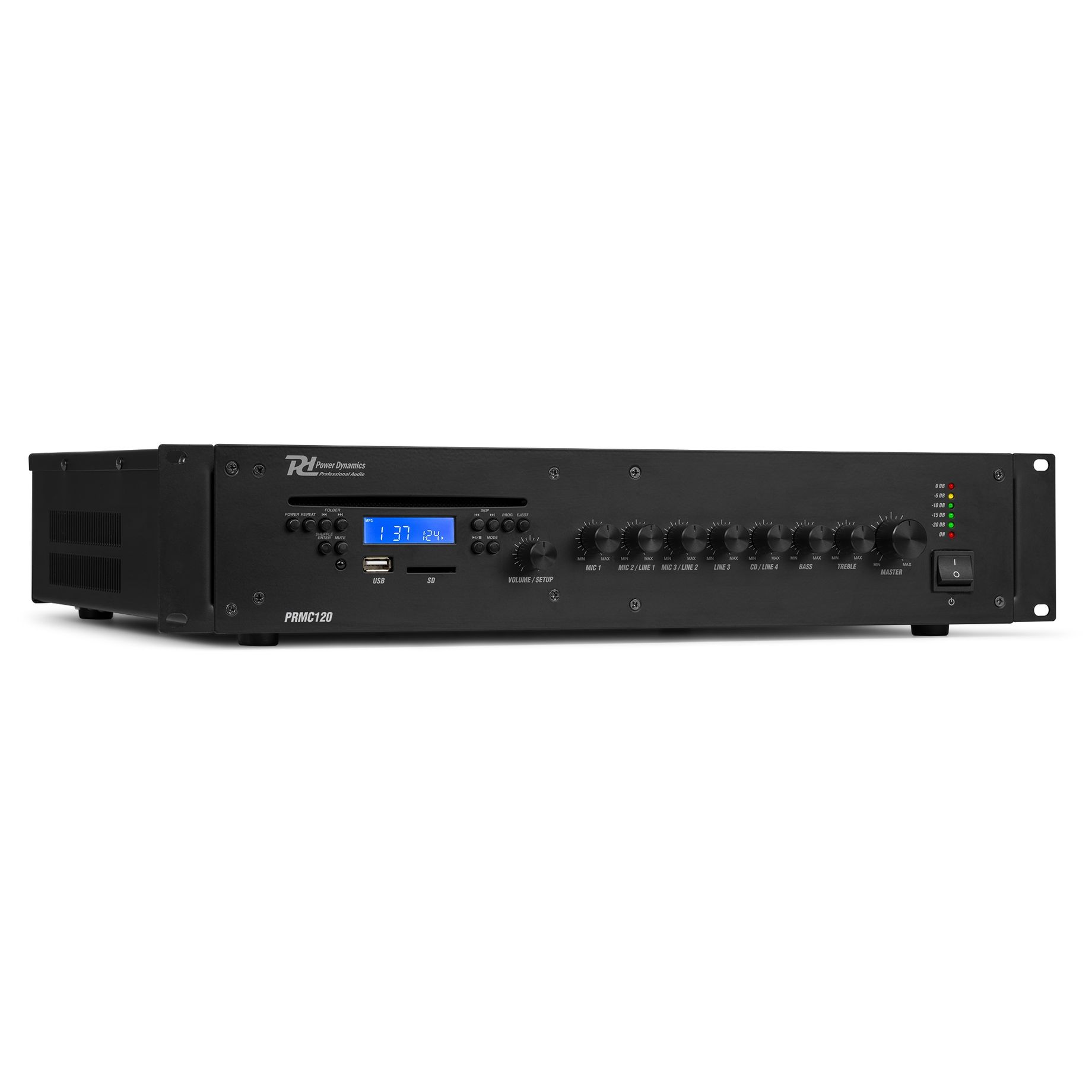 PRC120 100V Mixer Amplifier with CD 120W