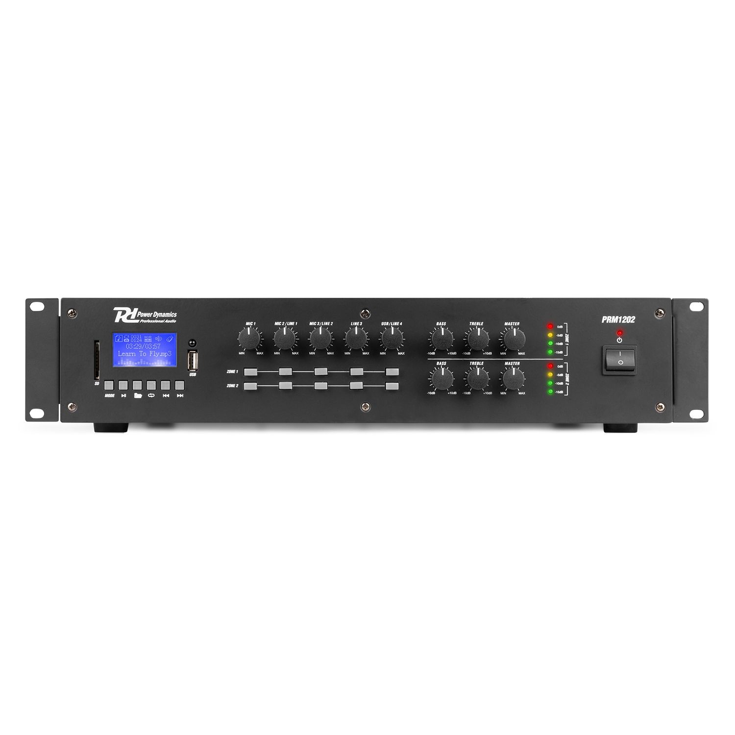 PRM1202 100V 2-Zone Matrix Amplifier 2x 120W