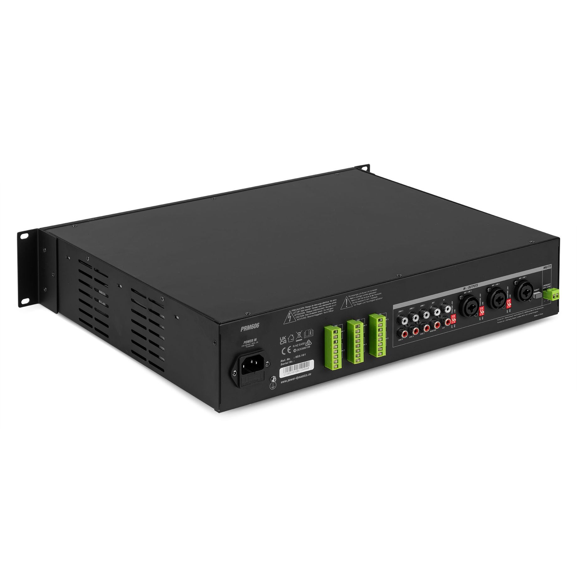 PRM606 100V 6-Zone Matrix-Amplifier 6x 60W