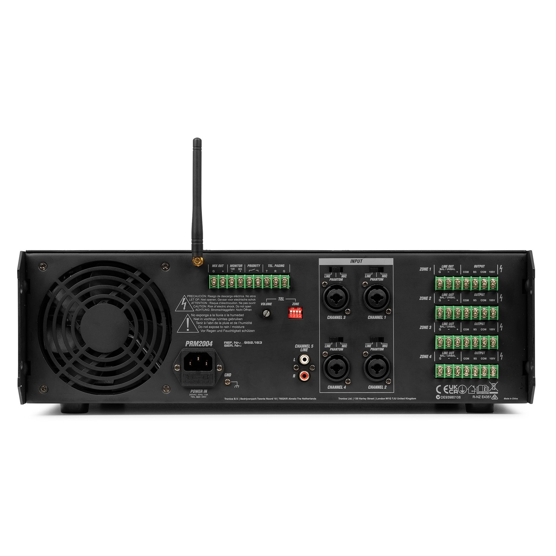 PAM2004 4-Zone Matrix Amplifier 4x 200W