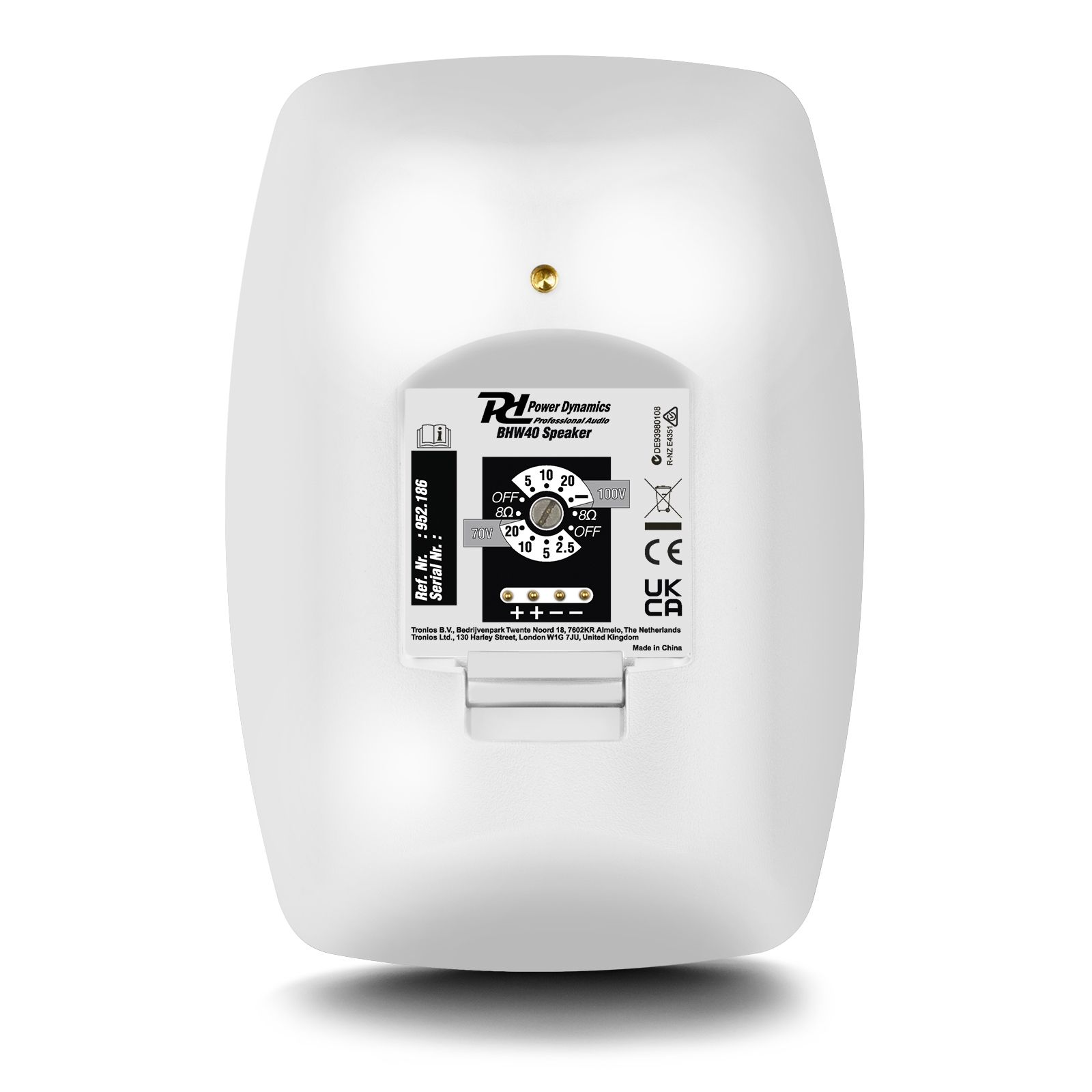 BHW40WH Speaker Set In/Outdoor 4" 60W 100V White