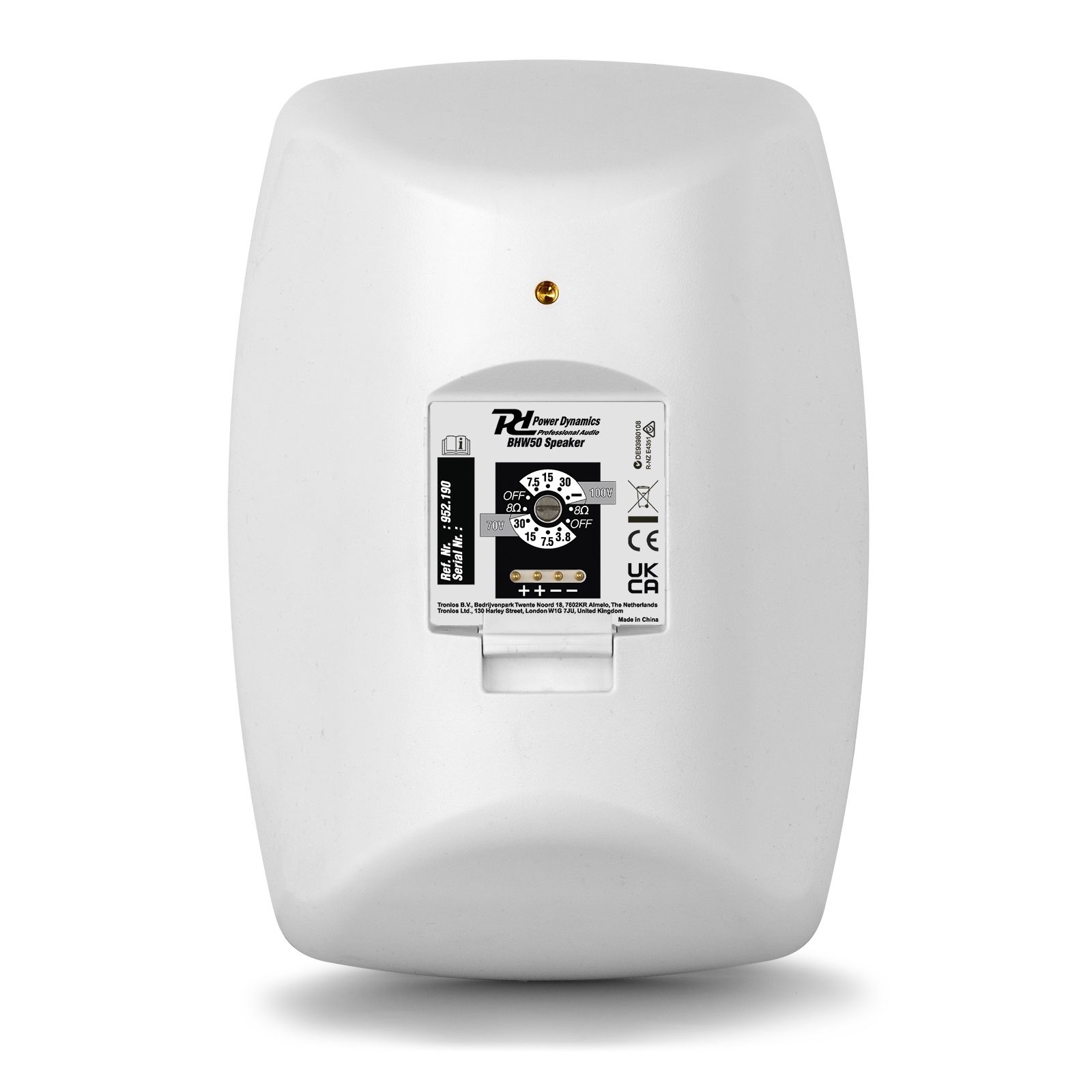 BHW50WH Speaker Set In/Outdoor 5" 80W 100V White