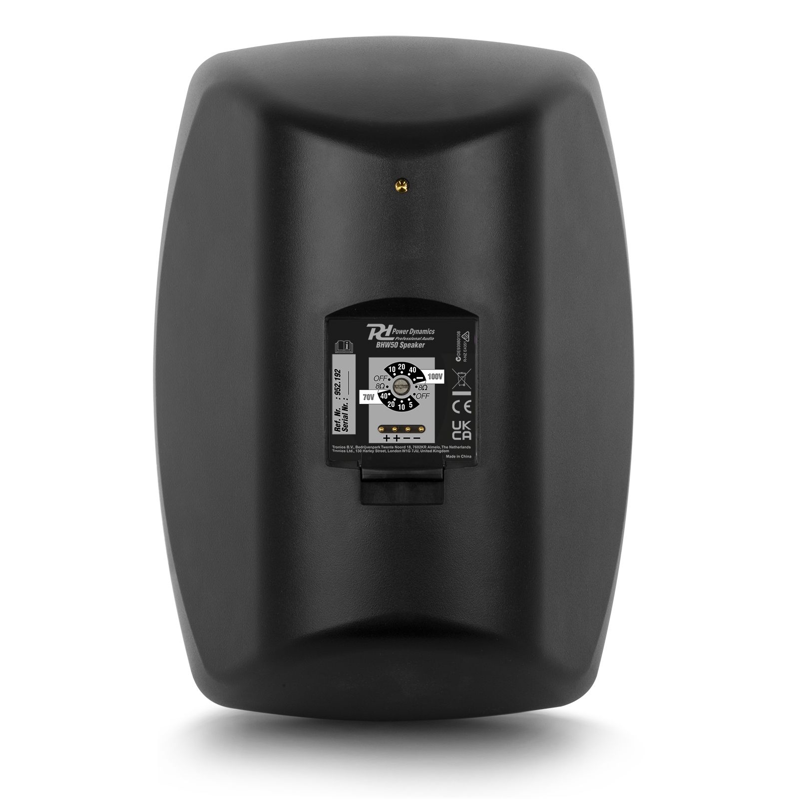 BHW60BK Speaker Set In/Outdoor 6" 120W 100V Black
