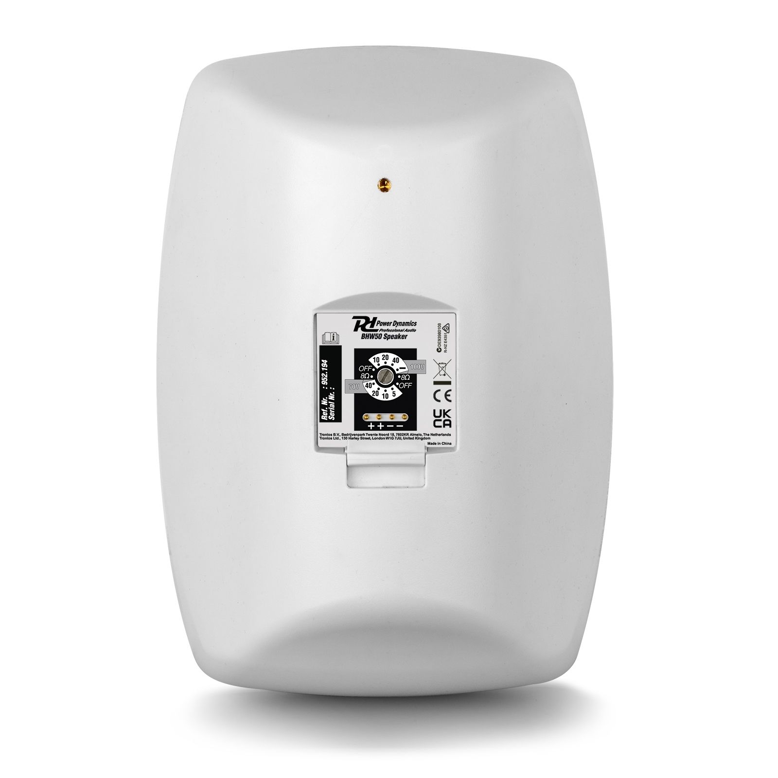 BHW60WH Speaker Set In/Outdoor 6" 120W 100V White