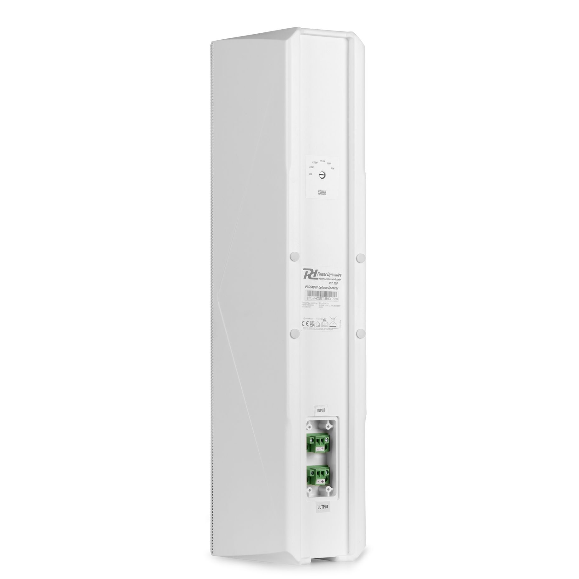 PDCS403V Column Speaker 100V White