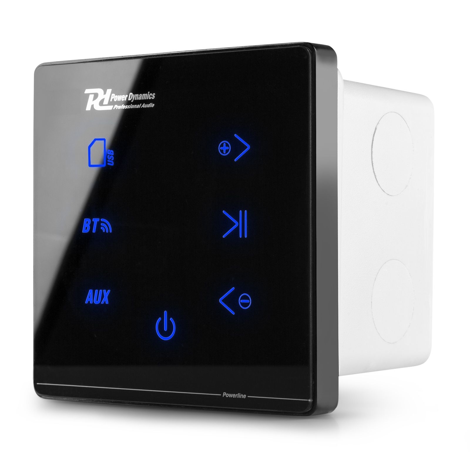 Powerline A50B In-Wall Audio Amplifier BT Black