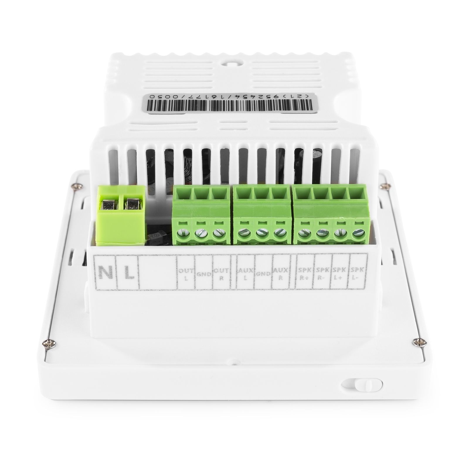 Powerline A50W In-Wall Audio Amplifier BT White