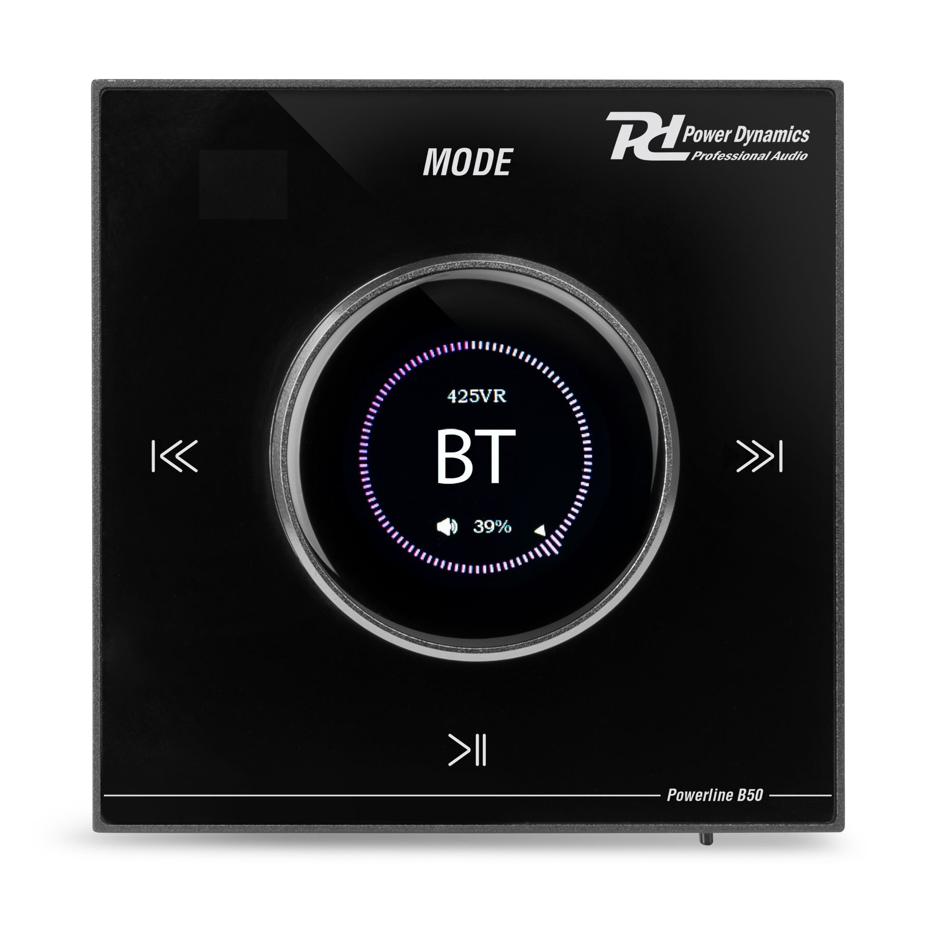 Powerline B50B In Wall Audio Amplifier BT/LCD Black