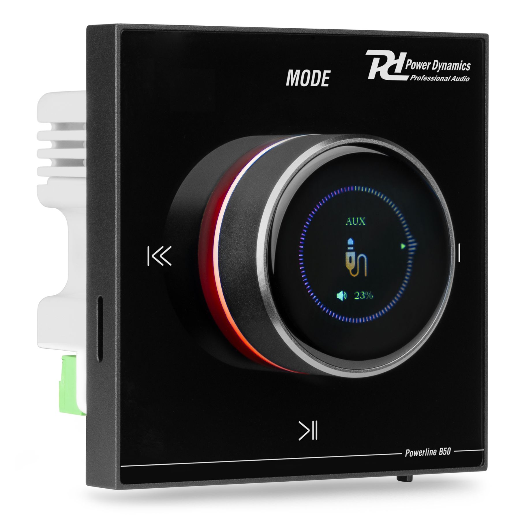 Powerline B50B In Wall Audio Amplifier BT/LCD Black